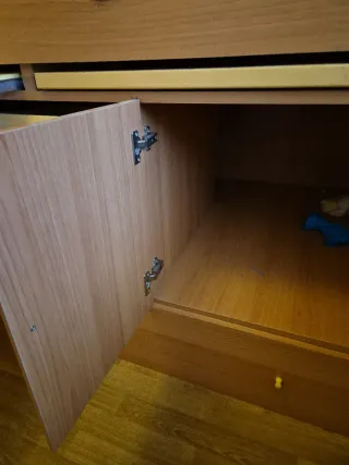 Cama nido de madera.