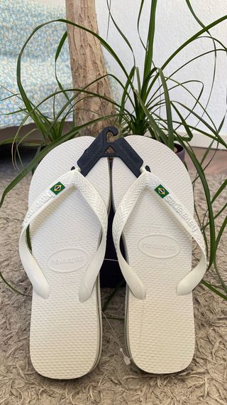 Havaianas Brancas Tamanho 41/42 EUR