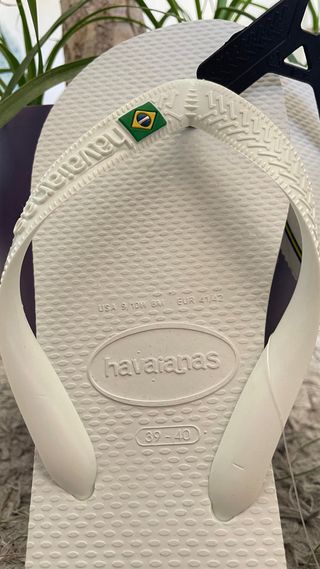 Havaianas Brancas Tamanho 41/42 EUR