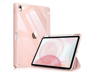 Funda iPad Air Oro Rosa Transparente