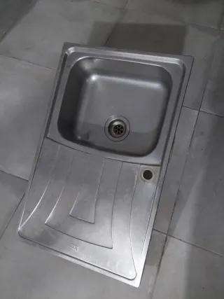 Fregadero de cocina de acero inoxidable