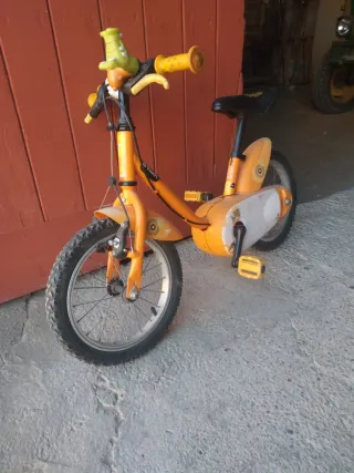 Bicicleta infantil B'Twin naranja