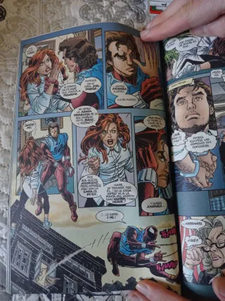 Lote cómics Spider-man lomo blanco