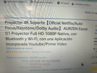 Proyector Aurzen EAZZE D1