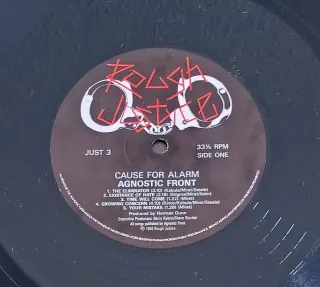 Agnostic Front. Cause For Alarm LP Vinilo 1986