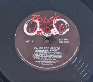 Agnostic Front. Cause For Alarm LP Vinilo 1986