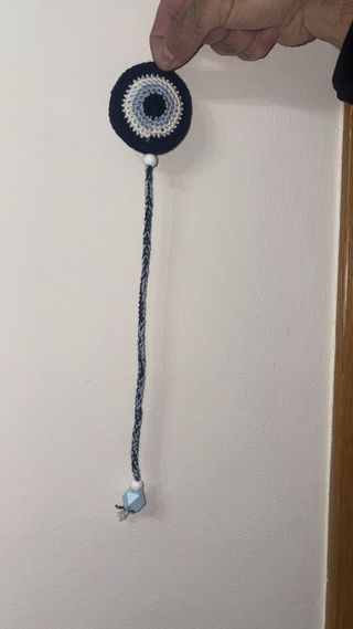 Marcapáginas Ojo Turco Crochet