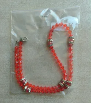 Collana Swarovski donna rosso