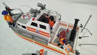 Barco de rescate Playmobil