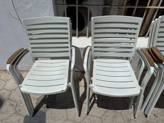 Lote Sillas Apilables Terraza Jardín
