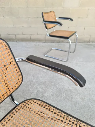 2 sillas Cesca B64 Marcel Breuer by GAVINA.