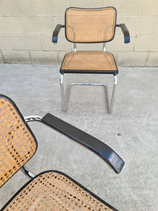 2 sillas Cesca B64 Marcel Breuer by GAVINA.