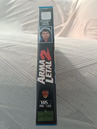 Arma Letal 2 VHS edición videoclub original