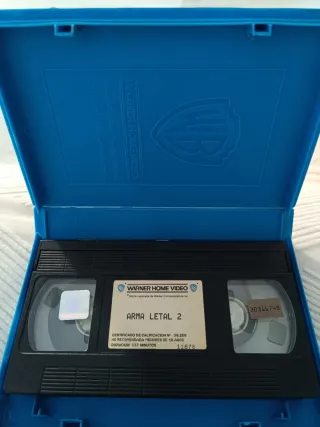 Arma Letal 2 VHS edición videoclub original