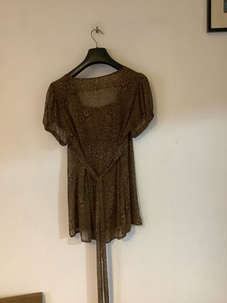 Camicetta donna fantasia leopardata