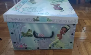 Scatola Principessa Tiana Disney per riporre oggetti in cartone