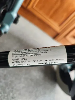 Silla de ruedas "Ayudas dinámicas"