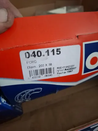 Ford Escort XR3i_RS Turbo kit frenos traseros