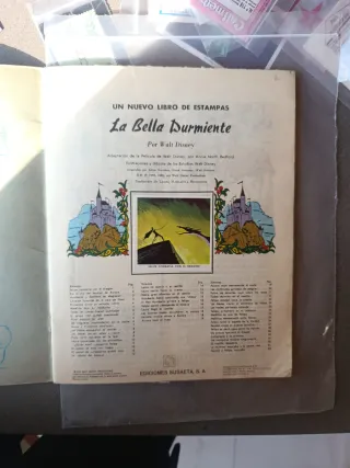 Album cromos La Bella Durmiente Walt Disney
