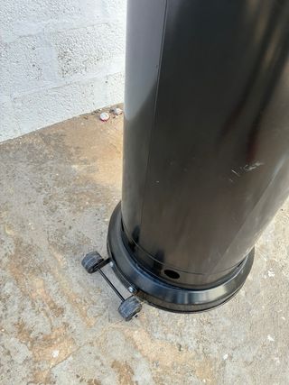 Estufa de gas champiñón negra