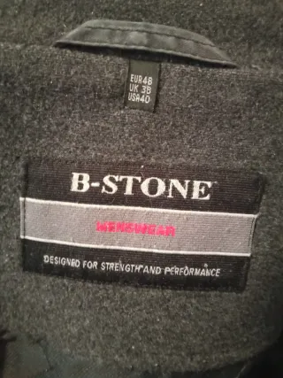 Abrigo largo de paño gris caballero