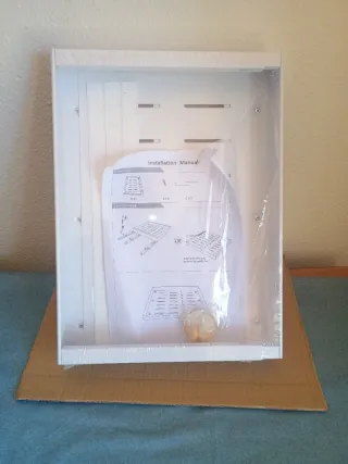 Cajon extraíble con dos soportes azulejo adhesivo