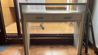 Mesa escritorio extensible con cajones