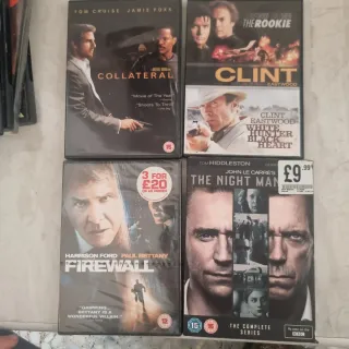 Lote 4 Películas DVD Acción/Suspense