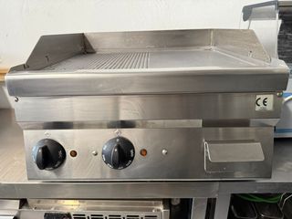 Plancha Eléctrica Cocina Placa Mixta