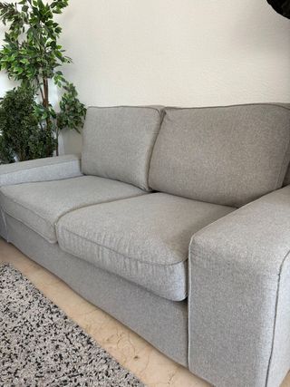 Sofá 2 Plazas Kivik Ikea Gris