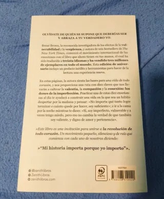 Libro Los Dones de la Imperfección Brené Brown