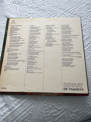 Vinilo Serrat En Transito