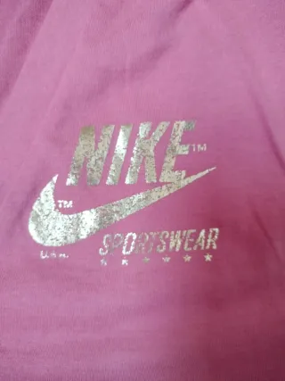 Camiseta Nike Rosa sin Mangas