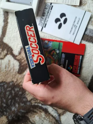 Virtual Soccer PAL Completo SNES