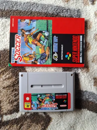 Virtual Soccer PAL Completo SNES