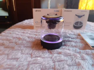 2 Mini Altavoces YAYUSI Transparentes