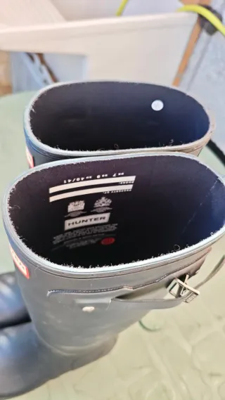 Botas Hunter Negras Originales Talla 40/41