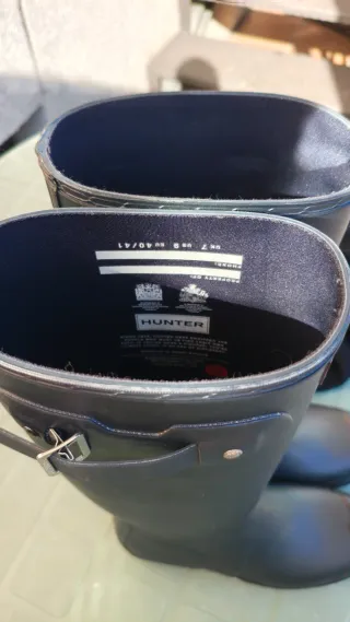 Botas Hunter Negras Originales Talla 40/41