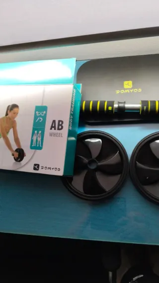 Rueda Abdominal Domyos con Esterilla +  TRX