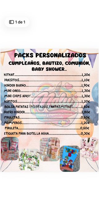 Papelería personalizada para eventos