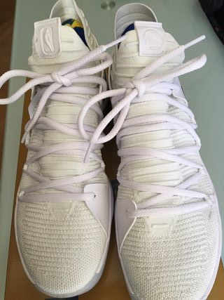 Nike Zoom KD10 GSW Home White
