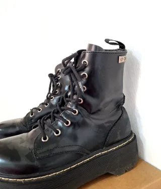 Botas Militares Plataforma Talla 37