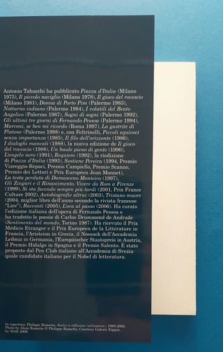 Il tempo invecchia in fretta - Antonio Tabucchi