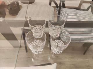 Set 4 Bicchieri Kartell Vetro Trasparente