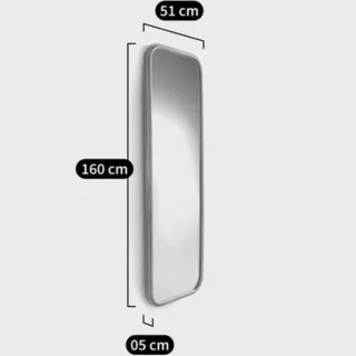 Espejo grande de pared Ratán Natural