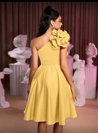 Vestido de evento boda dana de honor saten