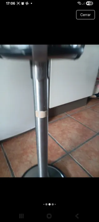 Cubitera de pie acero inoxidable con poco uso