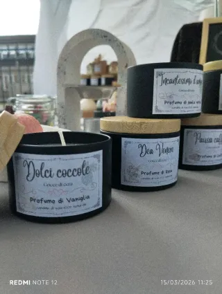 Candele profumate in cera di soia