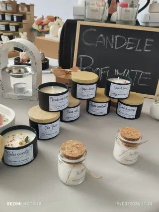 Candele profumate in cera di soia