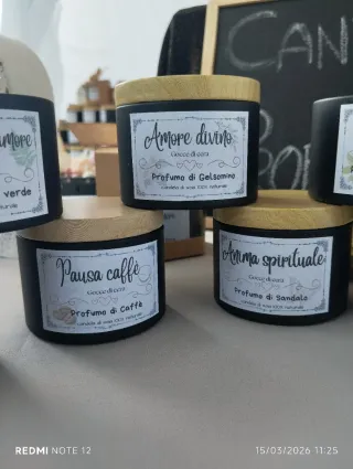 Candele profumate in cera di soia